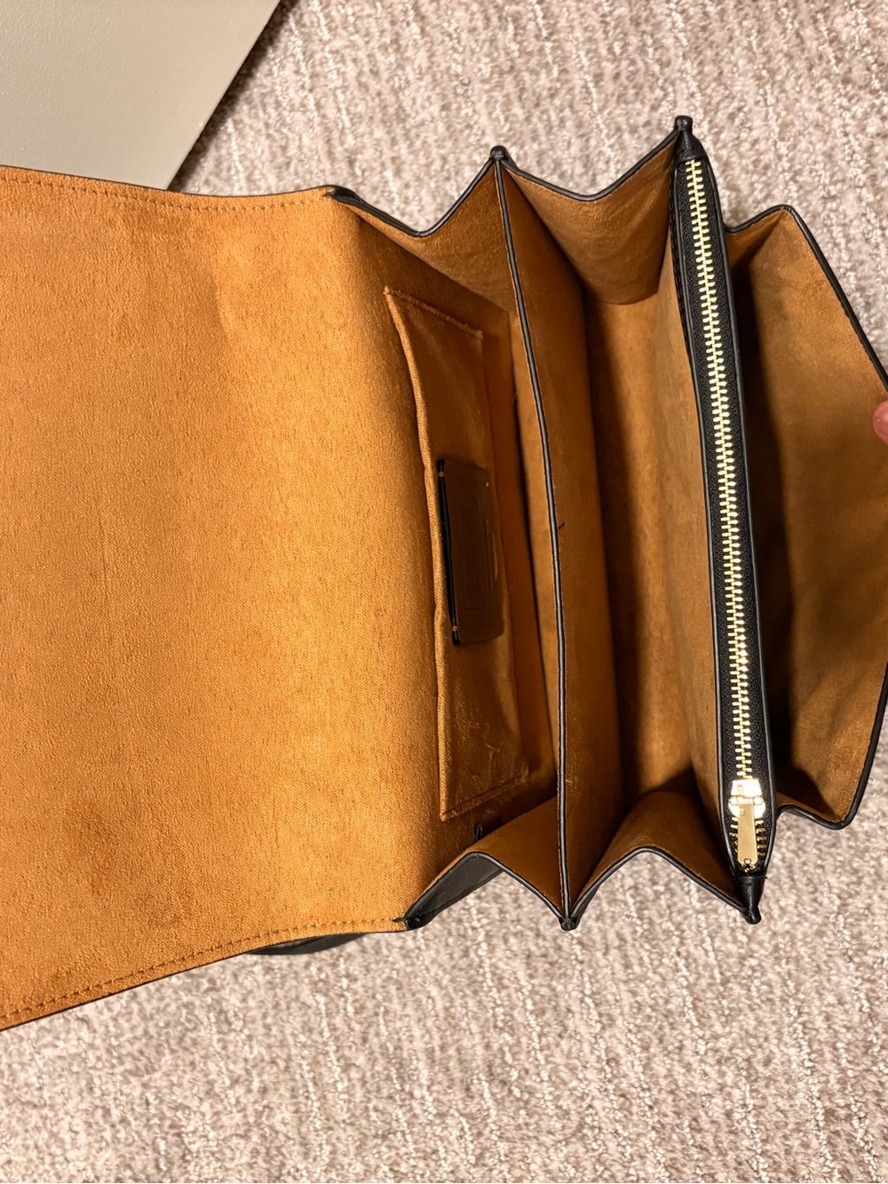 Coach Black and Gold Klare Crossbody Bag - Picture 4 of 6